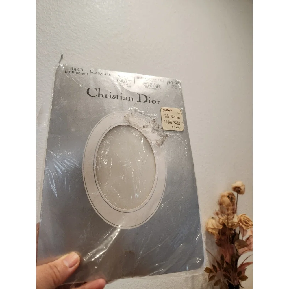 Vintage Christian Dior‎ Diorsissimo Stockings Ultra Sheer Pantyhose NOS